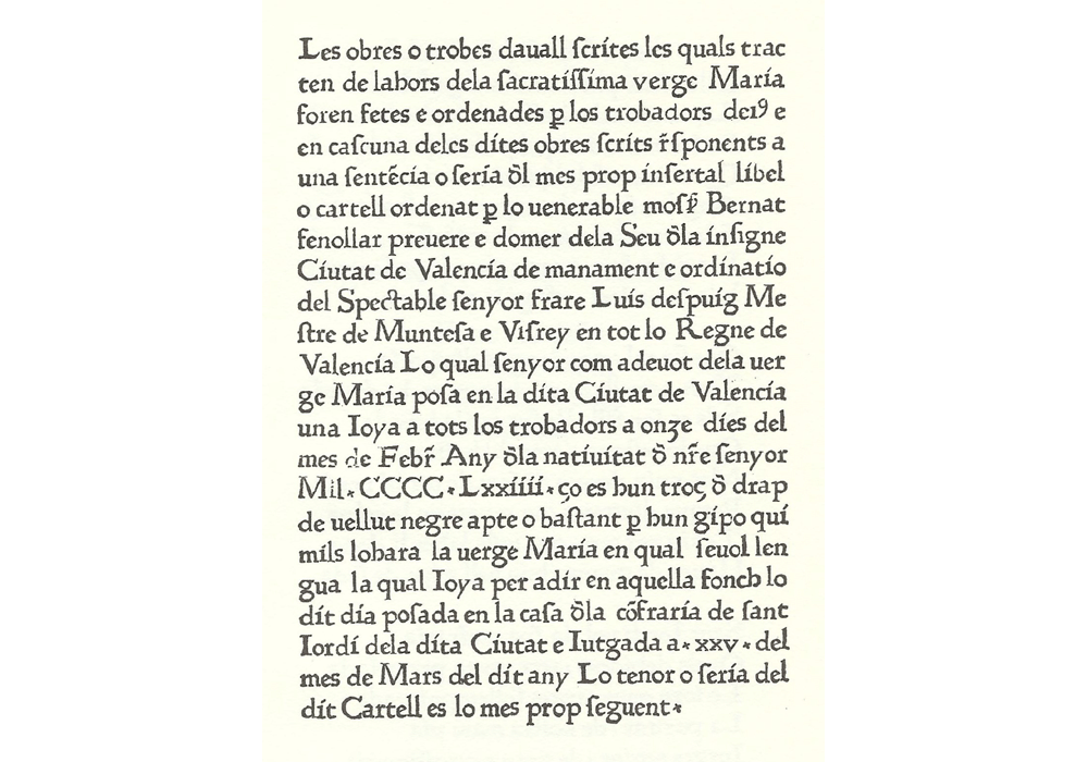 Obres trobes lahors Verge-Centelles-Palmart-Incunables Libros Antiguos-libro facsimil-Vicent Garcia Editores-1 Inicio.